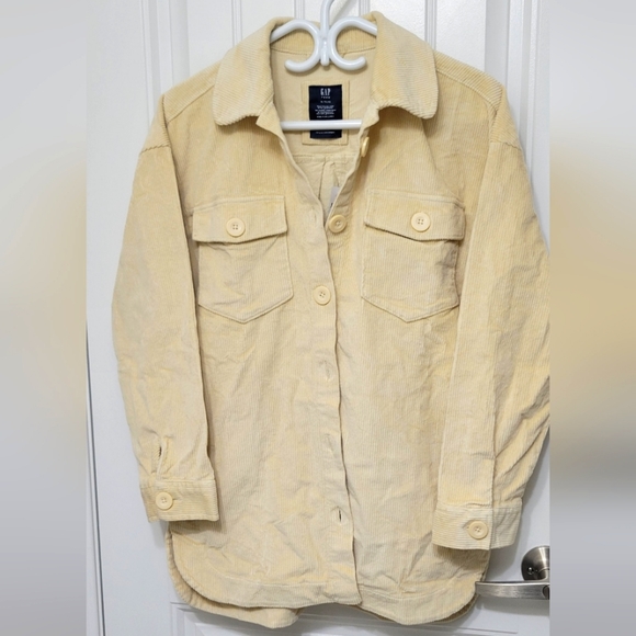 GAP Tops - Gap Teen Organic Cotton Corduroy Shirt Jacket
